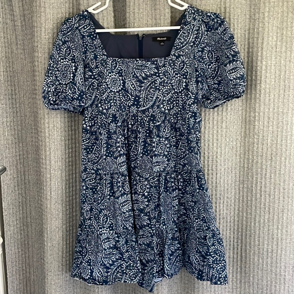 Madewell balloon sleeve sundress